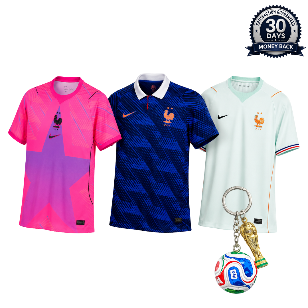 France 2026 World Cup 3-Shirt Kit