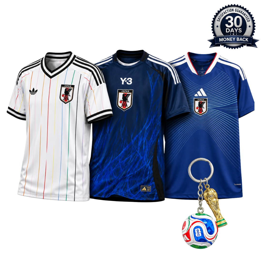 Japan 2026 World Cup 3-Shirt Kit (Player Version)
